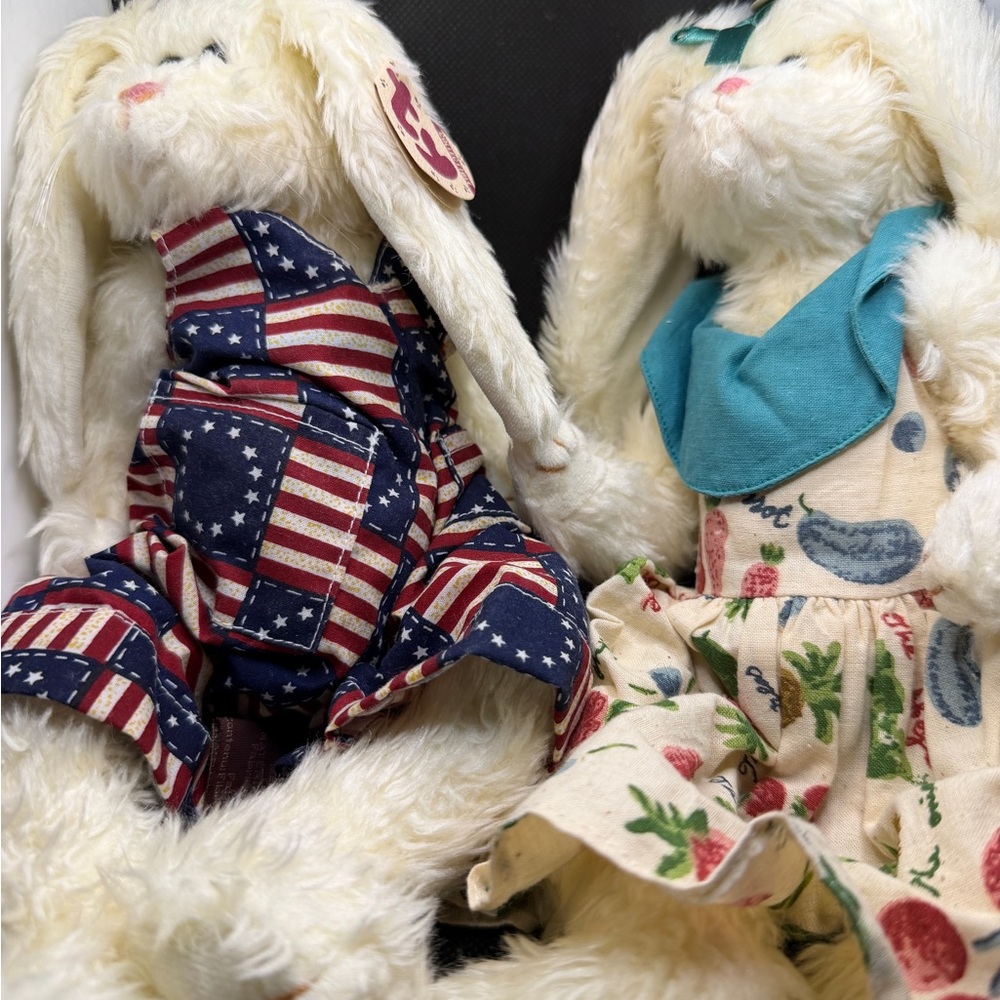 TY 1993 GLORIA and BLOOM 12" BEAR ATTIC TREASURES - MINT with MINT TAGS Rare